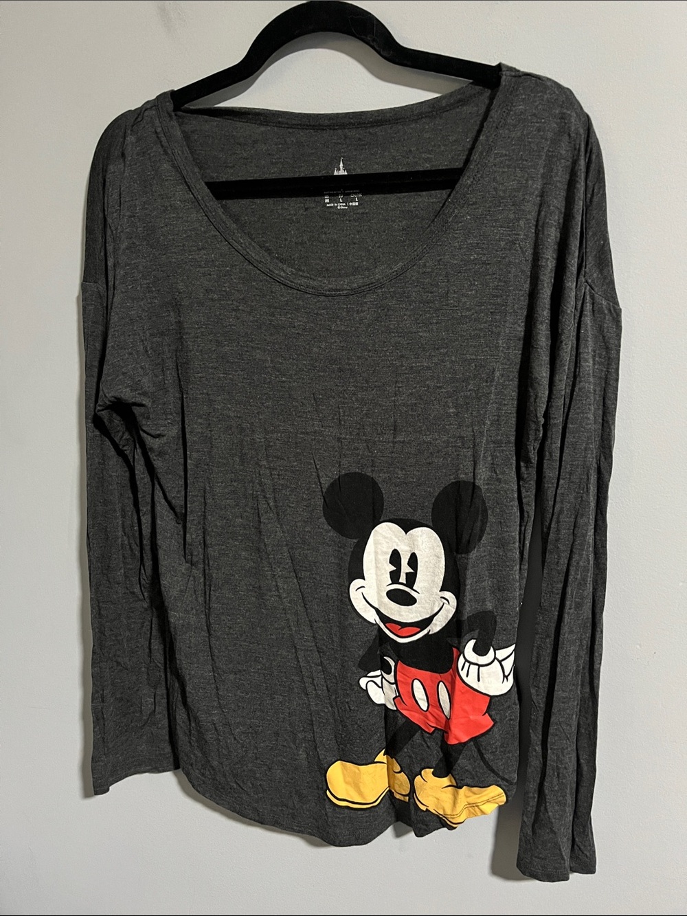 Disney Parks Long Sleeve Mickey Mouse Tee